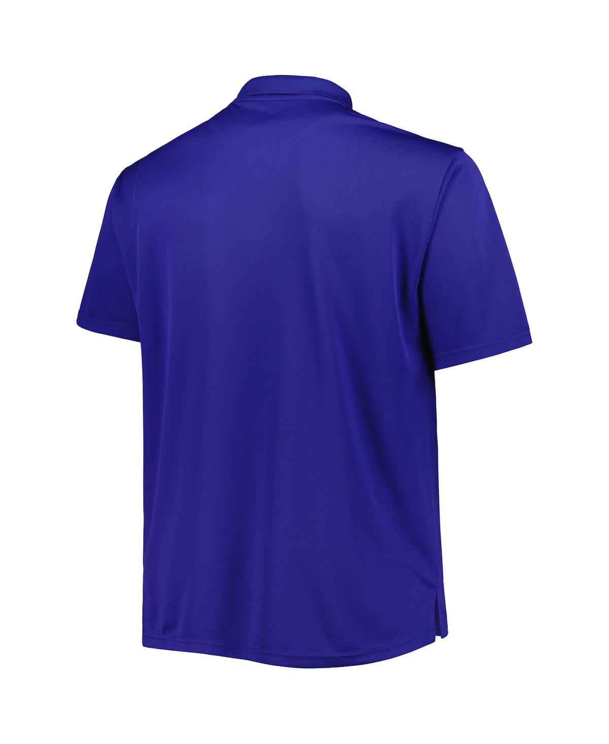 Shop Fanatics Men's Royal Indianapolis Colts Big And Tall Birdseye Polo Shirt