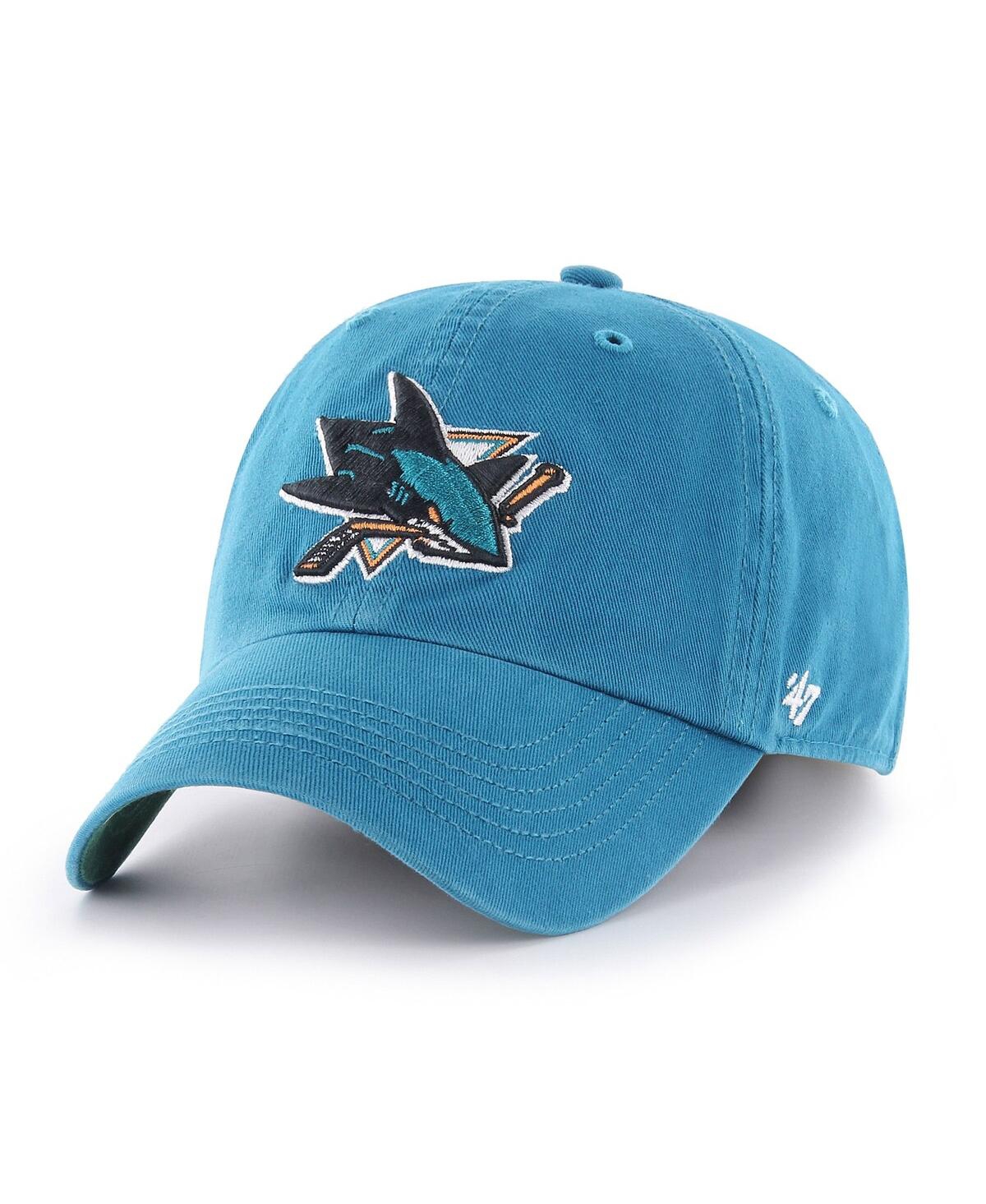 47 Brand Men's ' Teal San Jose Sharks Classic Franchise Flex Hat