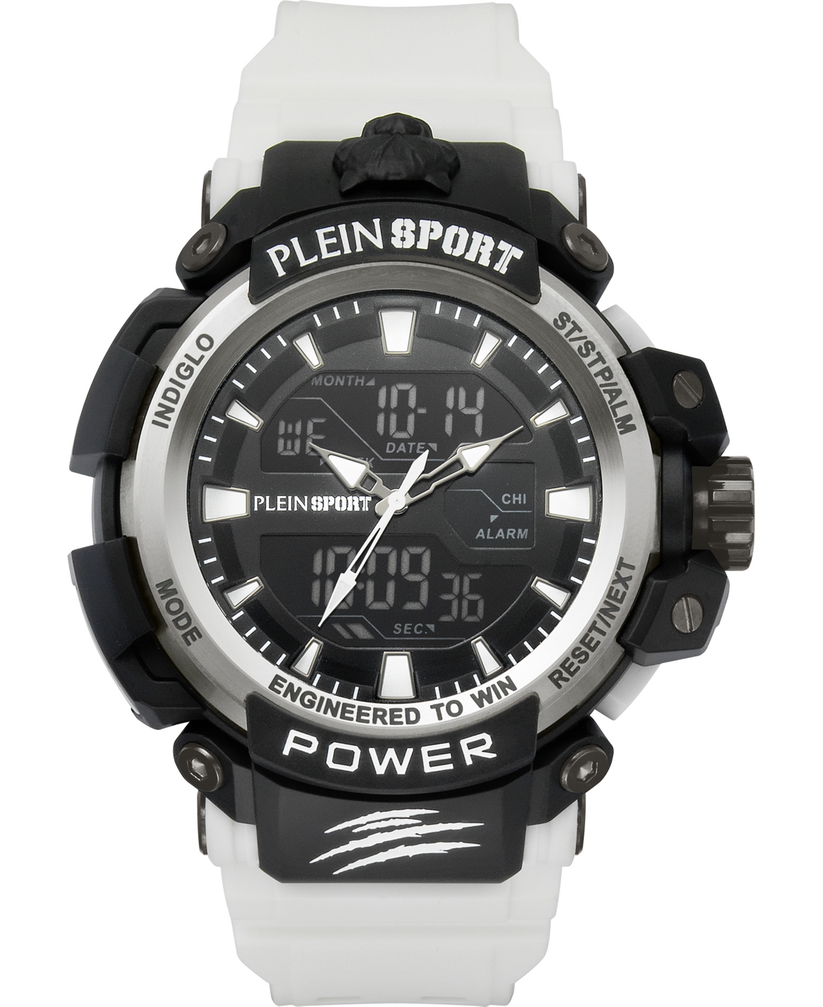 Plein Sport Combat Power 43mm In White