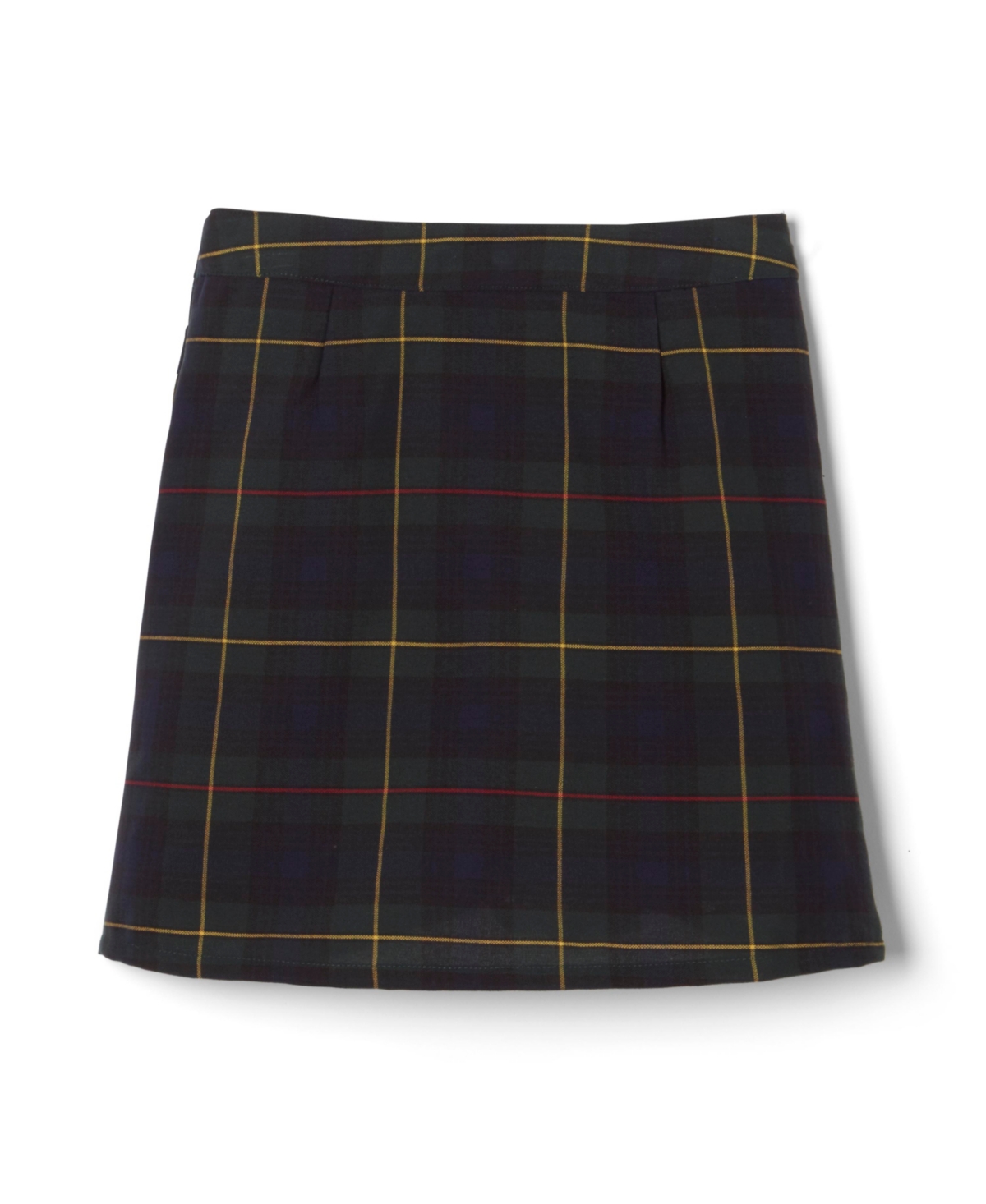 French Toast Big Girls Adjustable Waist Plaid Two-Tab Scooter Plaid Skirt