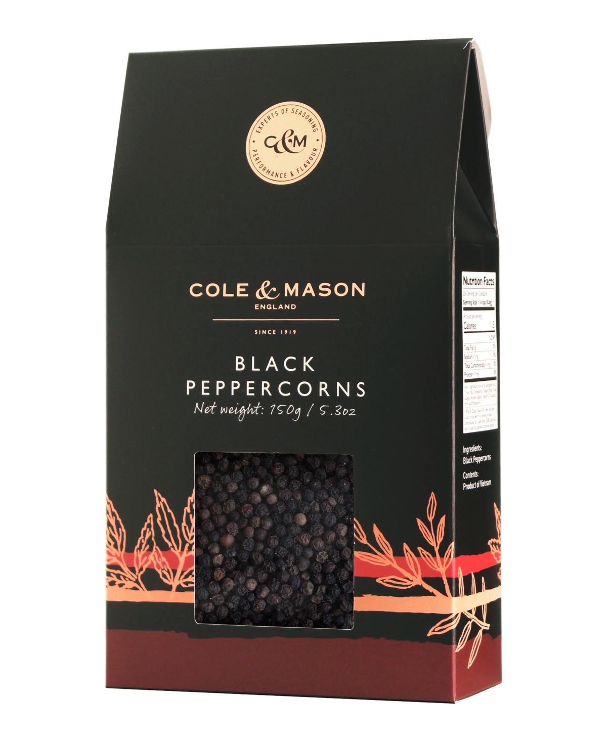 Cole & Mason Black Peppercorn Refill
