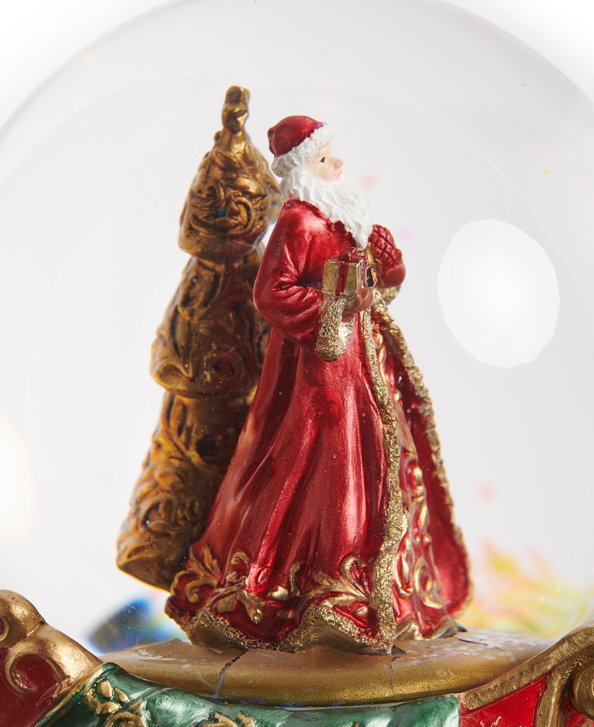 H Musical Santa Sleigh