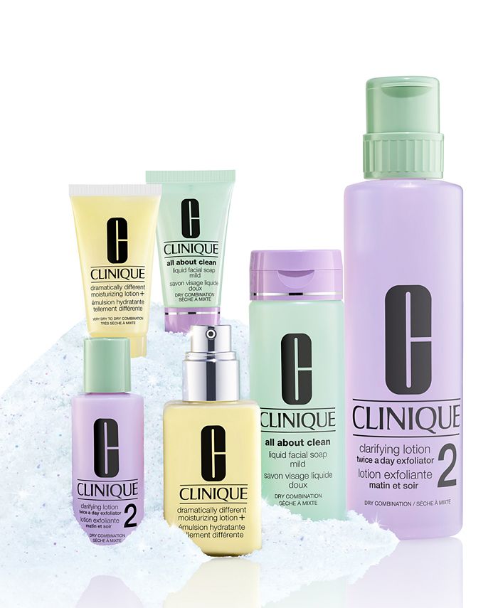 Clinique 6Pc. Great Skin Everywhere Skincare Set Dry Combination
