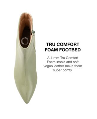 Women's Arely Kitten Heel Pointed Toe Dress Booties