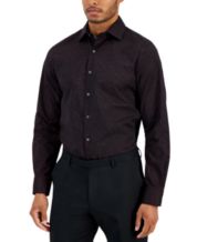 Macys mens sales black dress shirt