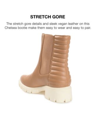 Women's Tatiana Pull On Stretch Gore Lug Sole Booties