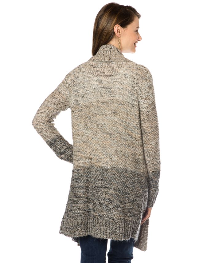 Splendid - Maternity Ombr&eacute; Wool-Blend Sweater Coat