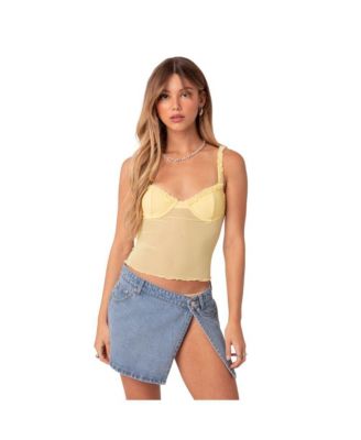Women's Mercy Sheer Mesh Bra Top