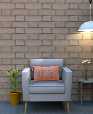 Linden Street Handwoven Braid Couching Decorative Pillow, 14" x 24"