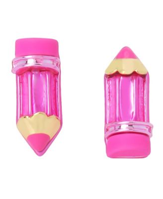 Orecchini Pendenti Betsey Johnson Cuore Mismatch Con Cristalli, Metallo Placcato Nero