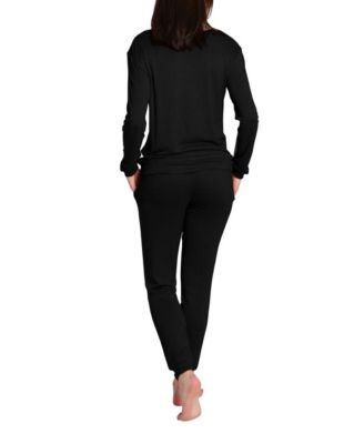 Women's Crew Neck Top with Jogger