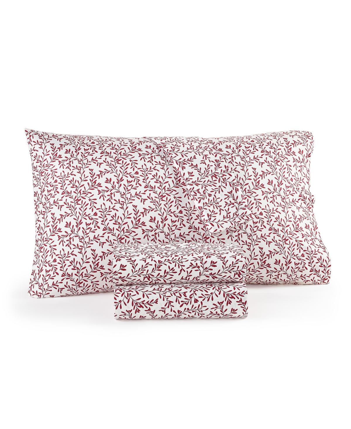Charter Club Damask Designs 550 Thread Count Holiday Cotton 4-Pc. Set, King, Exclusively at Macy's