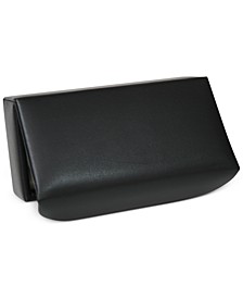 Royce Suede Lined Travel Cufflink Storage Box in Leather