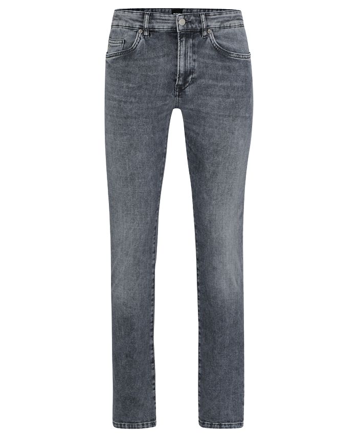 Hugo Boss Men's Slim-Fit Stretch Jeans - Macy's