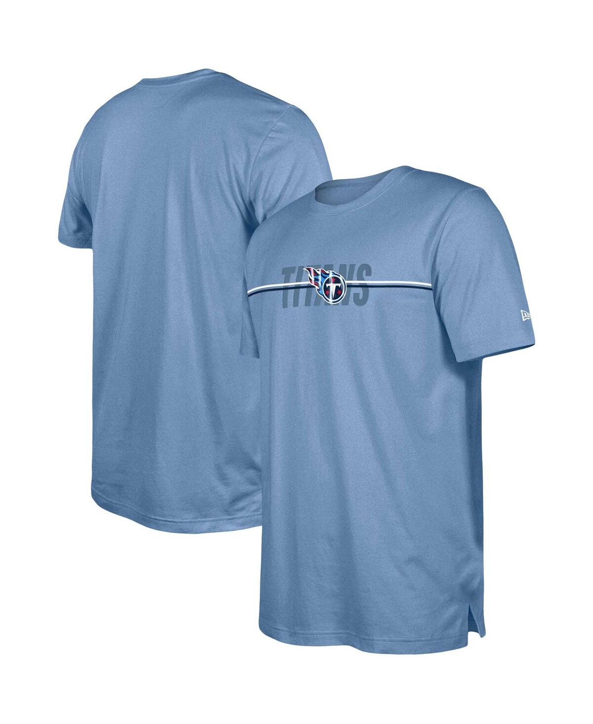 New Era Men's  Light Blue Tennessee Titans 2023 Nfl Training Camp T-shirt