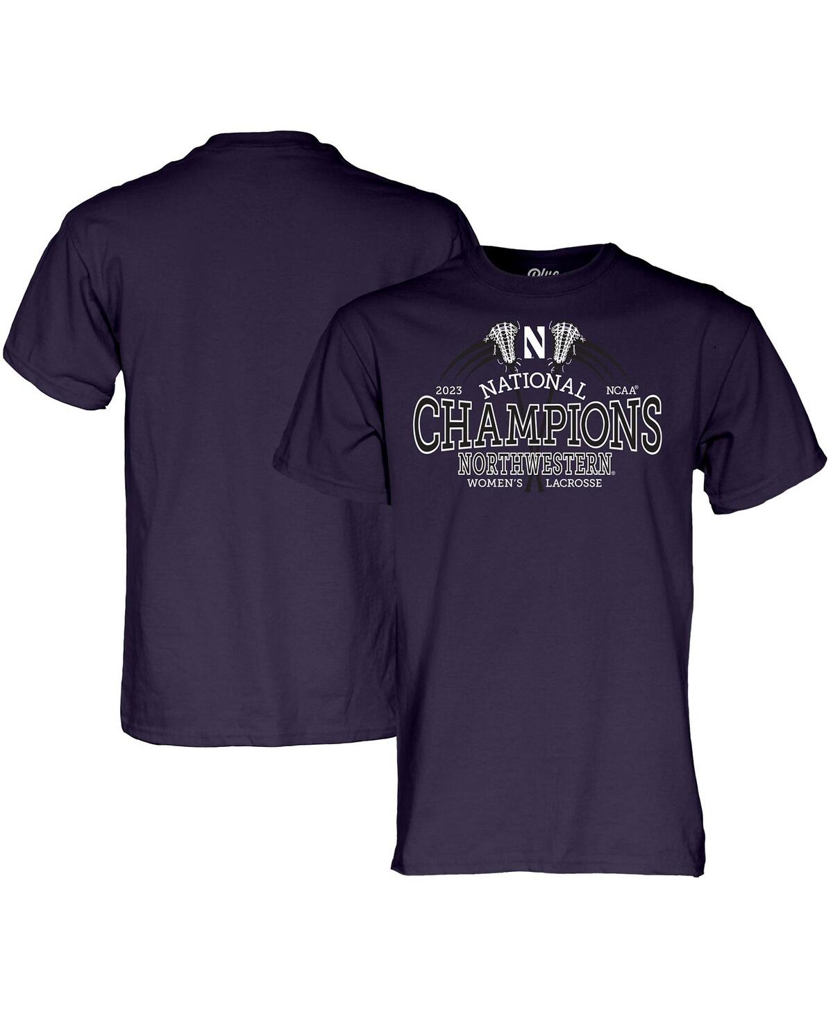 Purple Northwestern Wildcats 2023 Ncaa Women's Lacrosse National Champions T-shirt - Purple