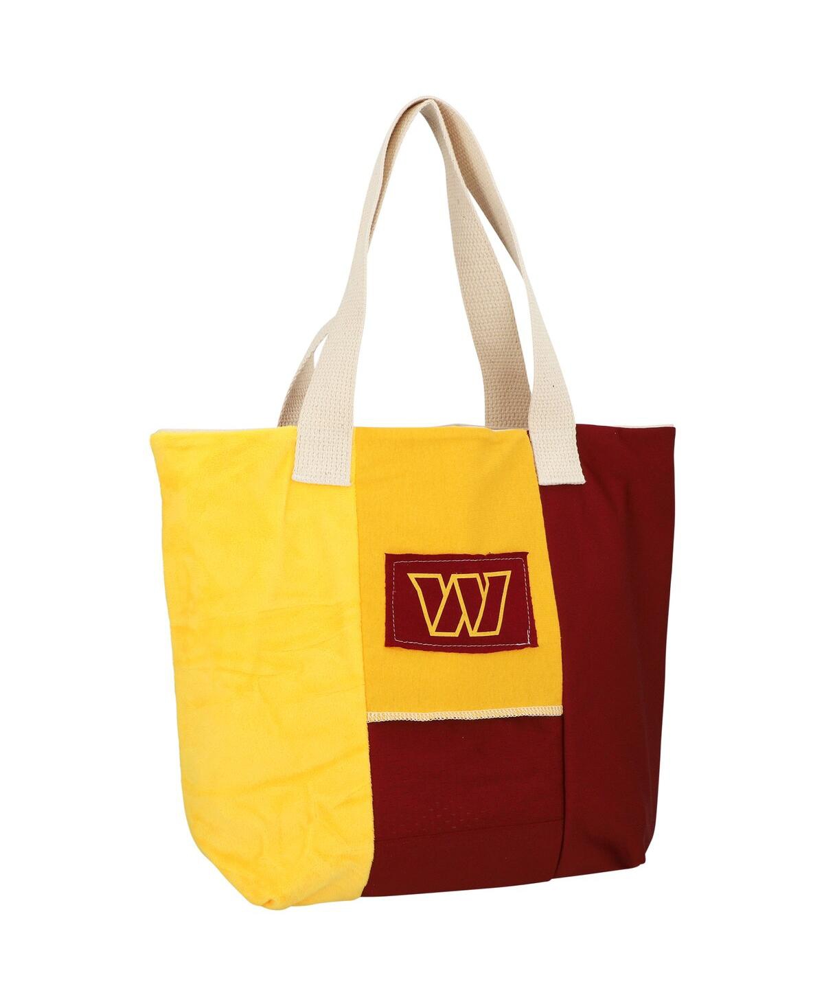 Refried Apparel Women's  Washington Commanders Tote Bag In Yellow,red