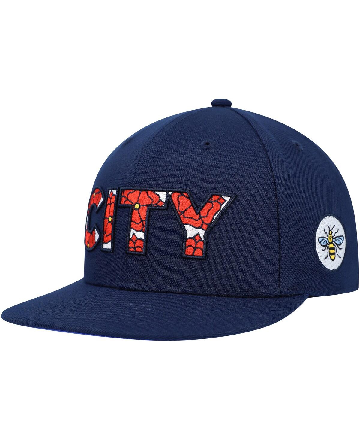 Shop Fan Ink Men's Navy Manchester City Bode Snapback Hat