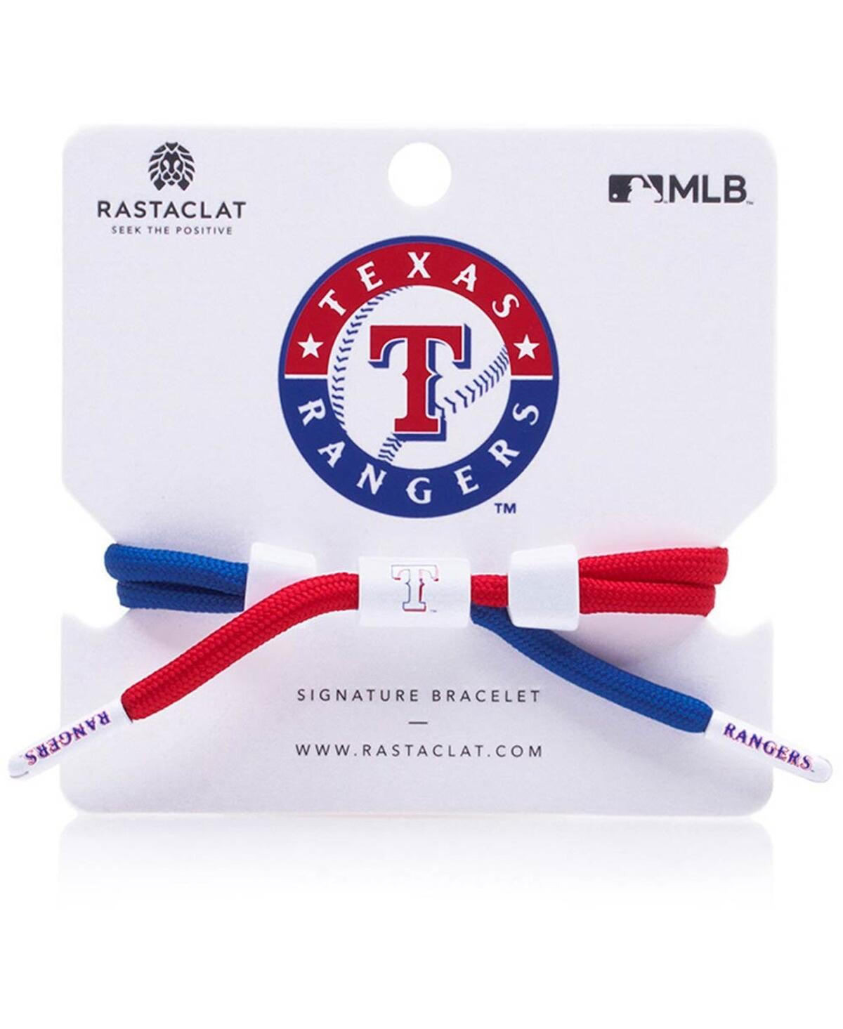 Rastaclat Men's Texas Rangers Signature Infield Bracelet In White
