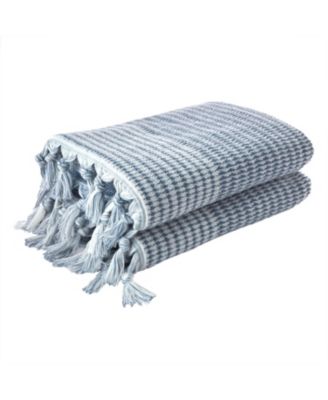 Long Borough Turkish Cotton Bath Towel, 54" x 28"
