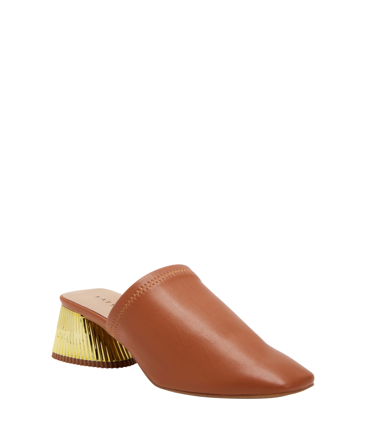 Shop Katy Perry Women's The Clarra Slip-on Dress Sandals In Cognac