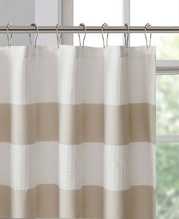 Madison Park Spa Waffle 3M-Scotchgard™ Shower Curtain, 54