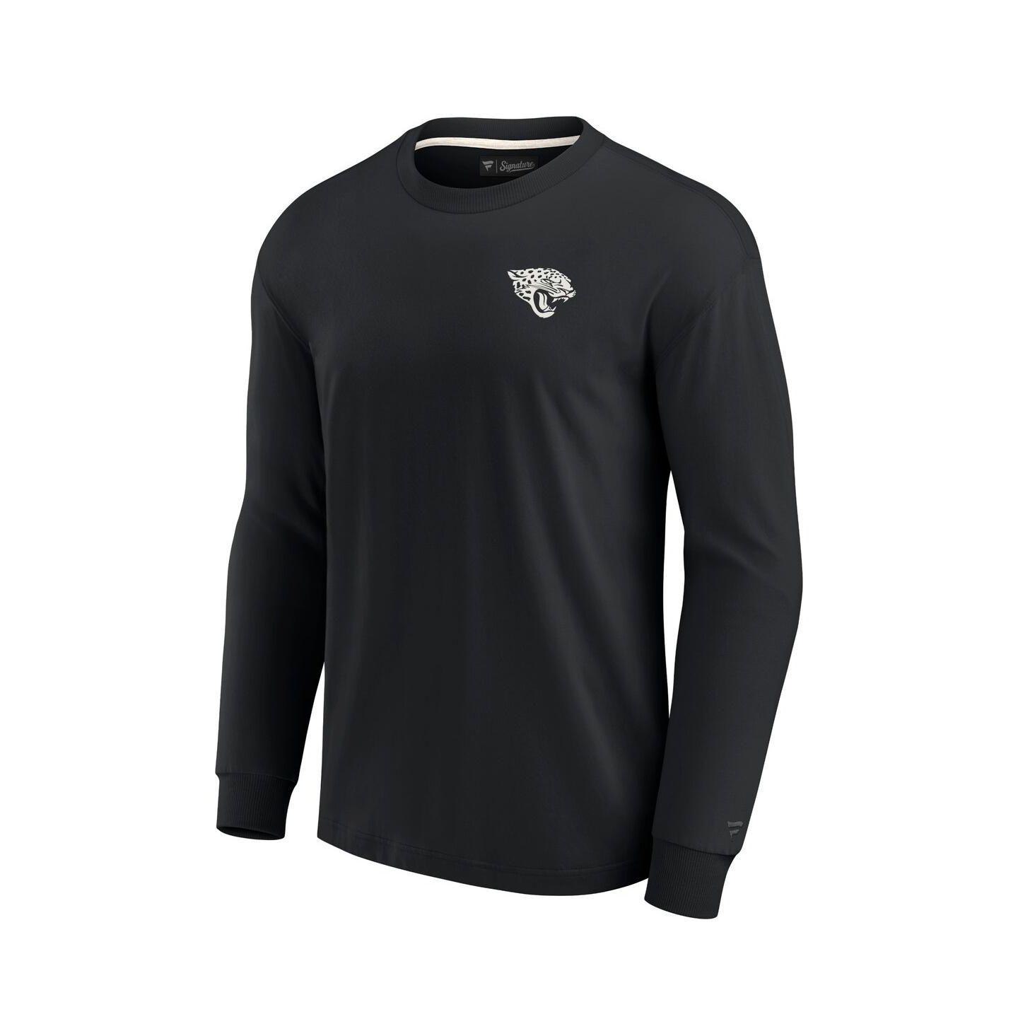 Футболка Fanatics Signature Black Jacksonville Jaguars Super Soft Long Sleeve — фото 4