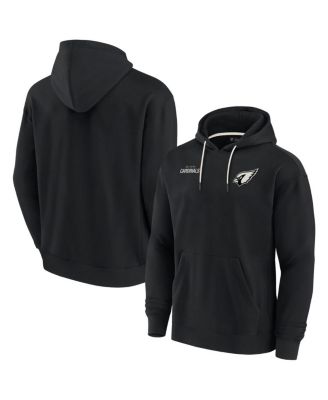 Men's and Women's Black Arizona Cardinals Super Soft Fleece Pullover Hoodie