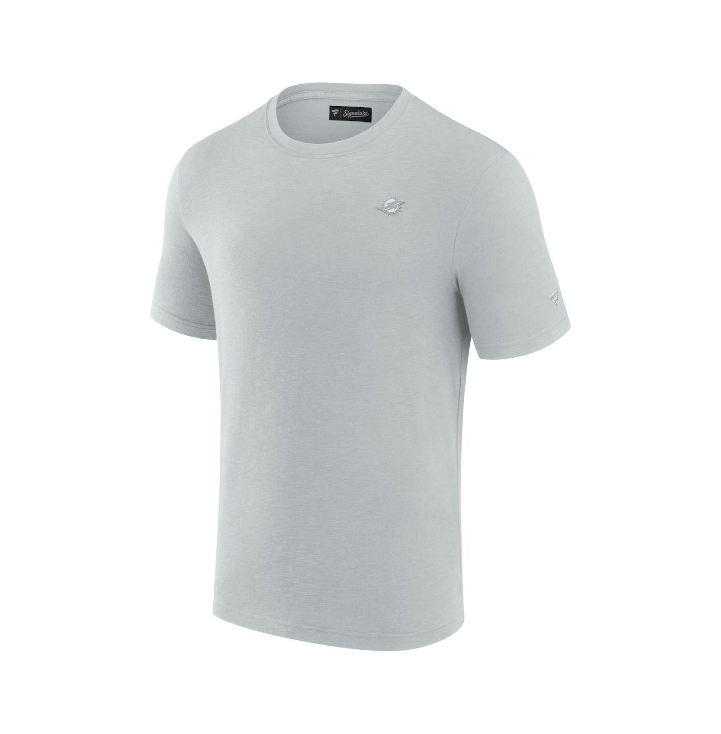 Мужская футболка Fanatics Signature Gray Miami Dolphins Modal Short Sleeve — фото 3