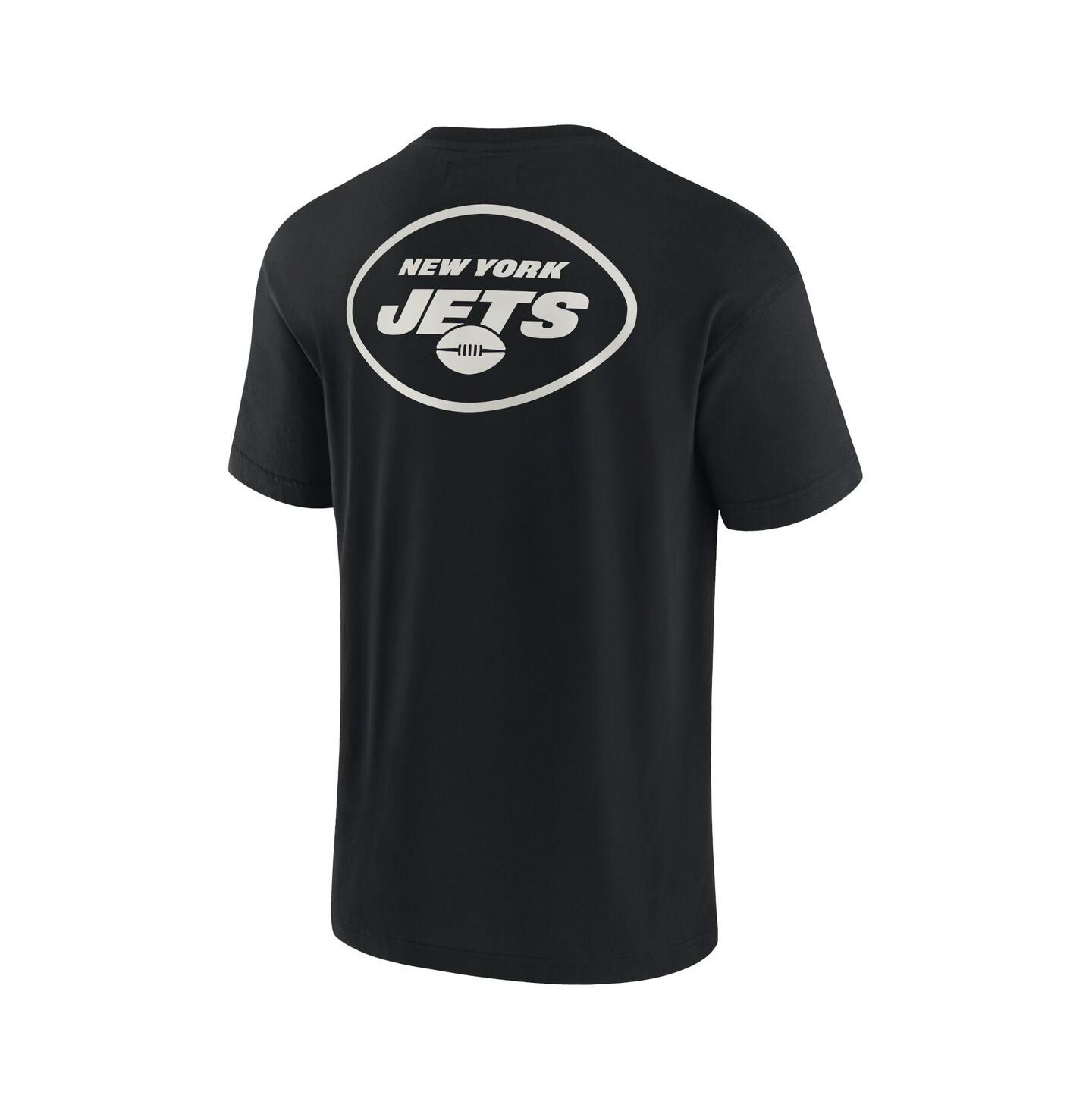 Футболка Fanatics Signature Black New York Jets Super Soft Short Sleeve — фото 4