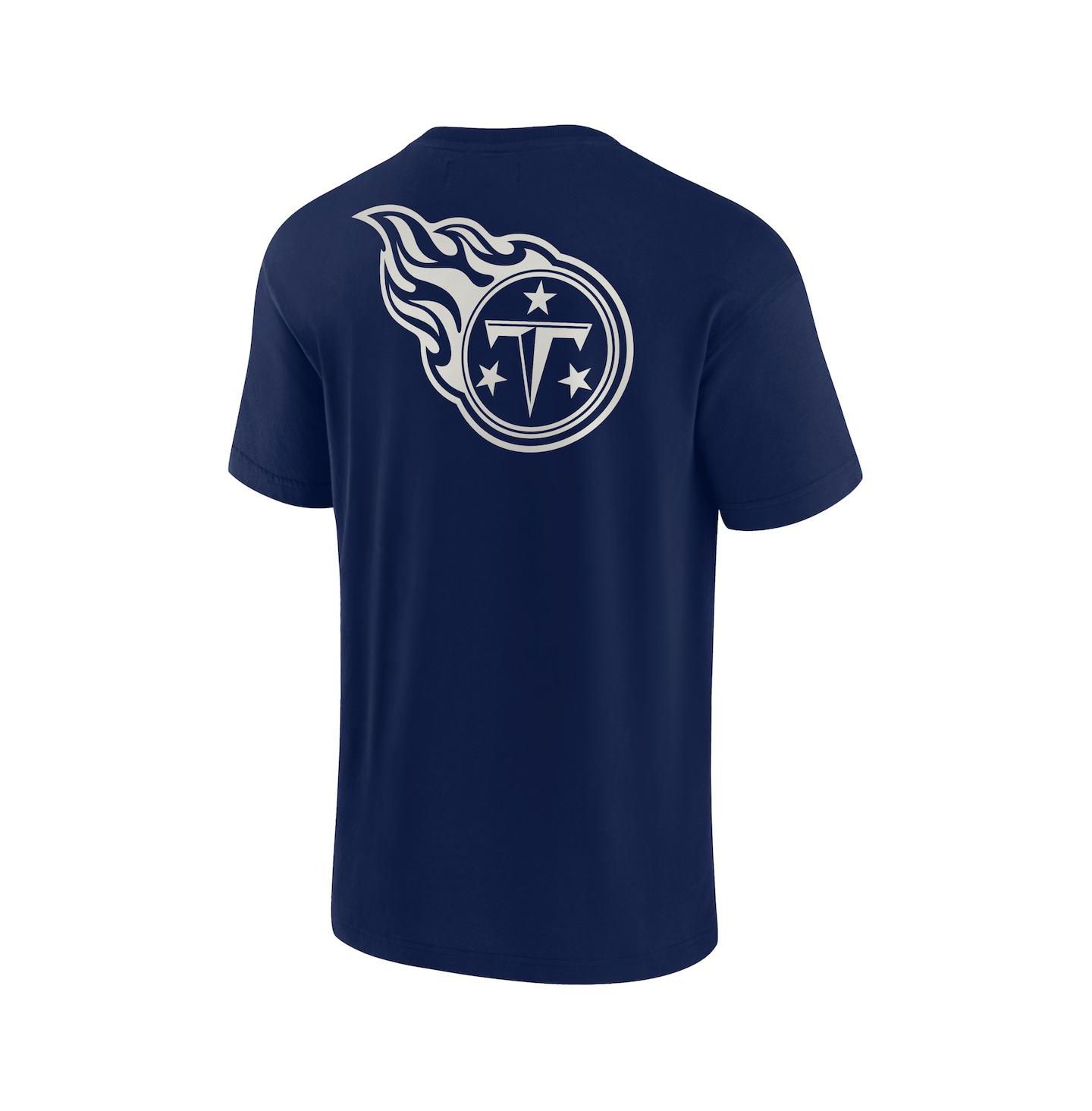 Футболка Fanatics Signature Navy Tennessee Titans Super Soft Short Sleeve — фото 3