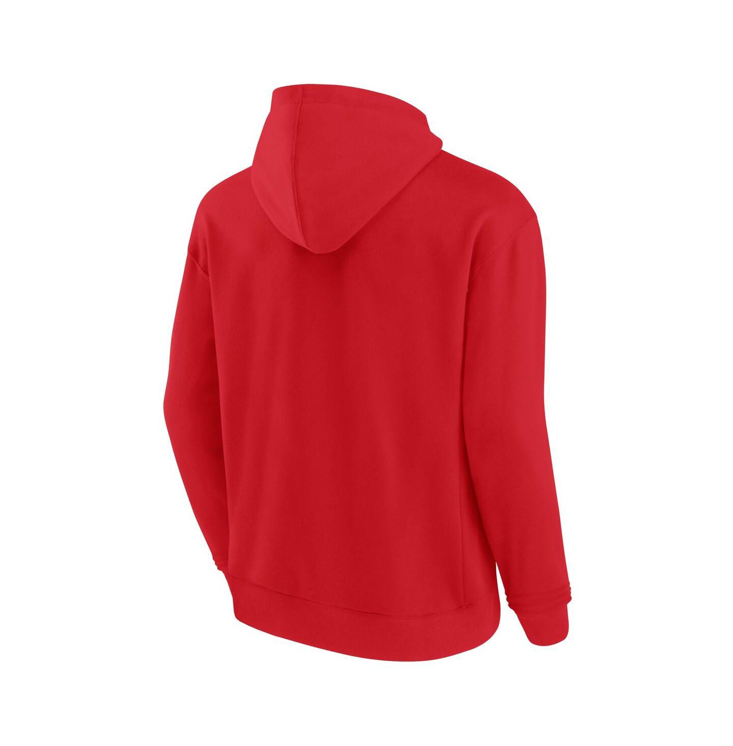 Худи Fanatics Signature Red Kansas City Chiefs Super Soft Fleece Pullover — фото 3