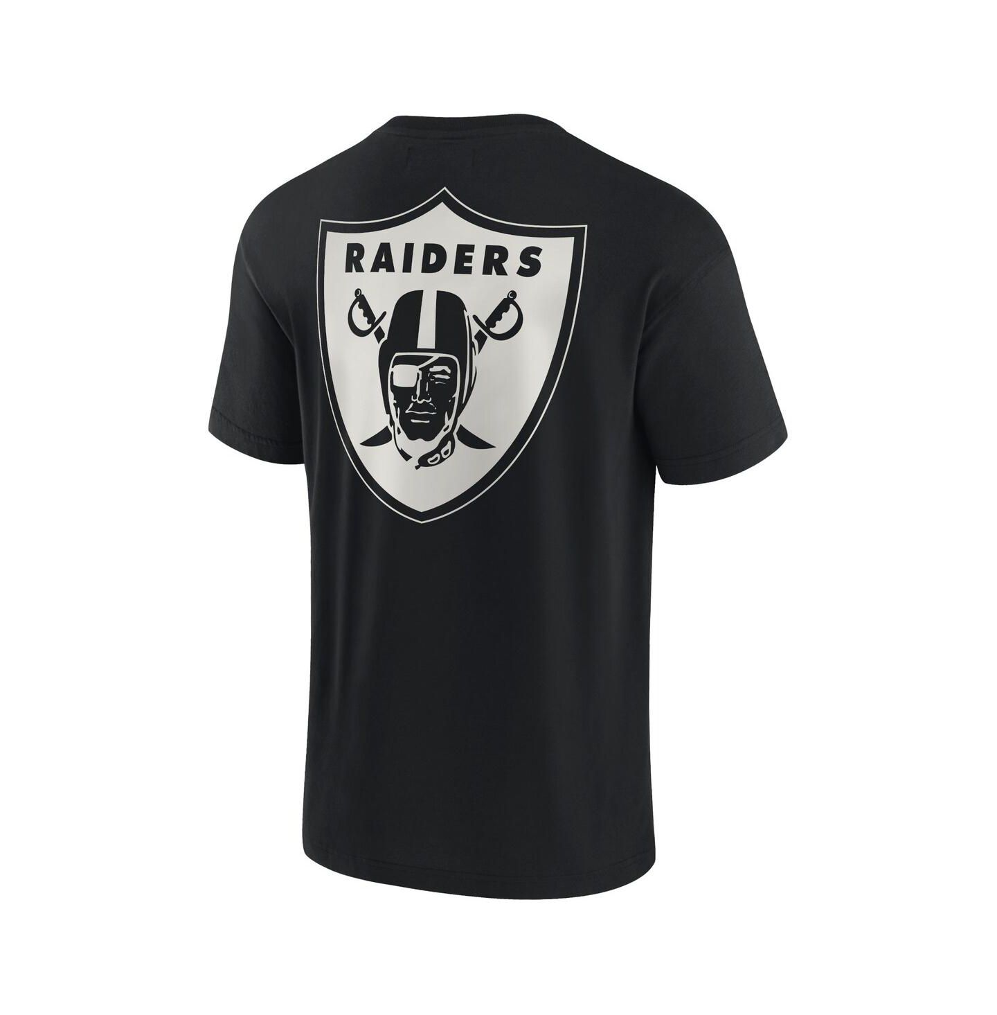 Футболка Fanatics Signature Black Las Vegas Raiders Super Soft Short Sleeve — фото 3