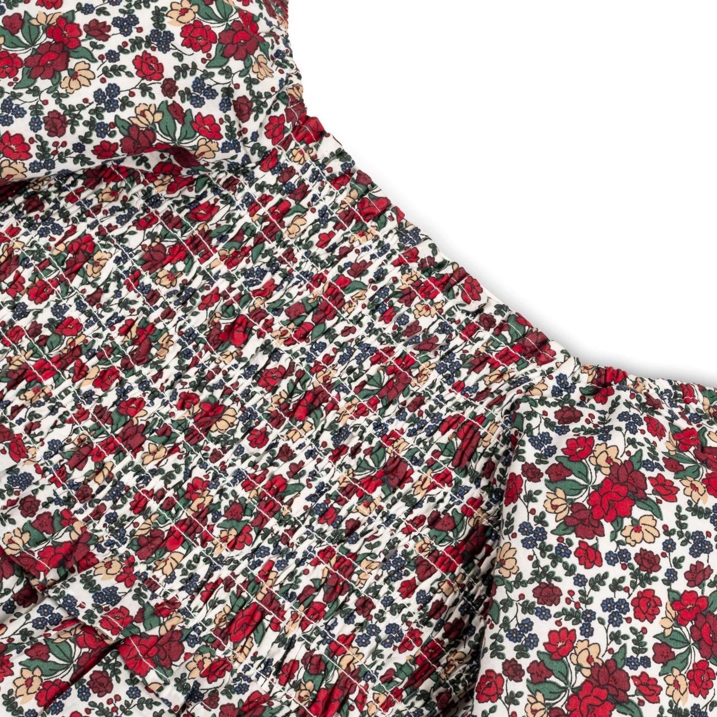 Платье Hope & Henry Short Bubble Sleeve Smocked Dress для девочек-малышей, цвет: Разноцветный с принтом — фото 7