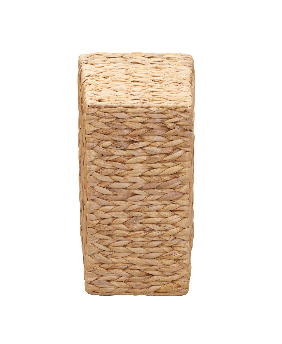 Shop Household Essentials Side To Side Hyacinth Magazine Basket In Natural