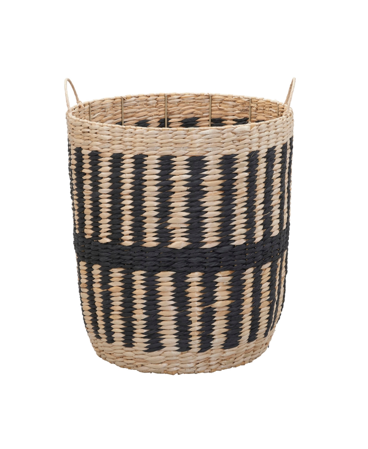 Shop Household Essentials Pillar Basket Black In Natural