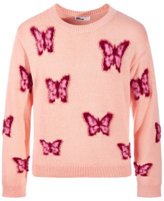 Pink butterfly clearance sweater