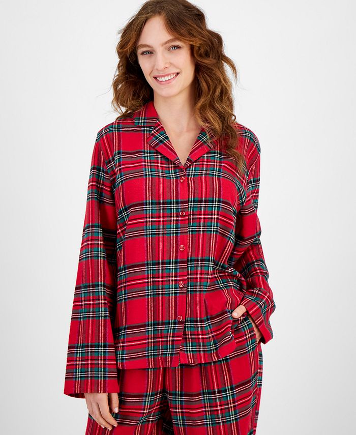Family Pajamas Matching Women's Brinkley Cotton Plaid Pajamas Set ...