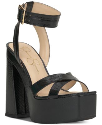 Jessica Simpson - Women's Beasley Ankle-Strap Platform Dress Sandals