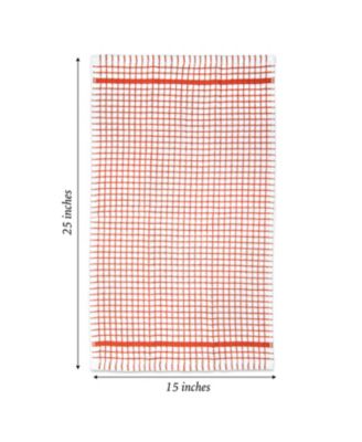 Classic Checkered Kitchen Towels (Pack of 6), 100% Cotton, 15x25 in.