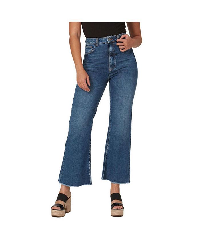 Lola Jeans Women's STEVIE-DIS High Rise Flare Jeans - Macy's