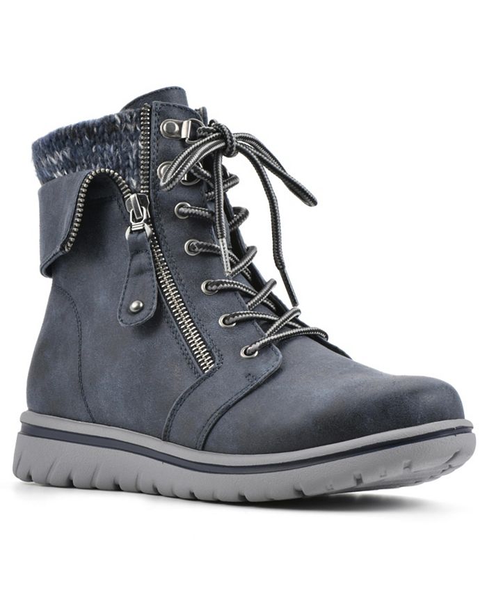 Cliffs by White Mountain Women s Hope Lace up Hiker Boots Macy s
