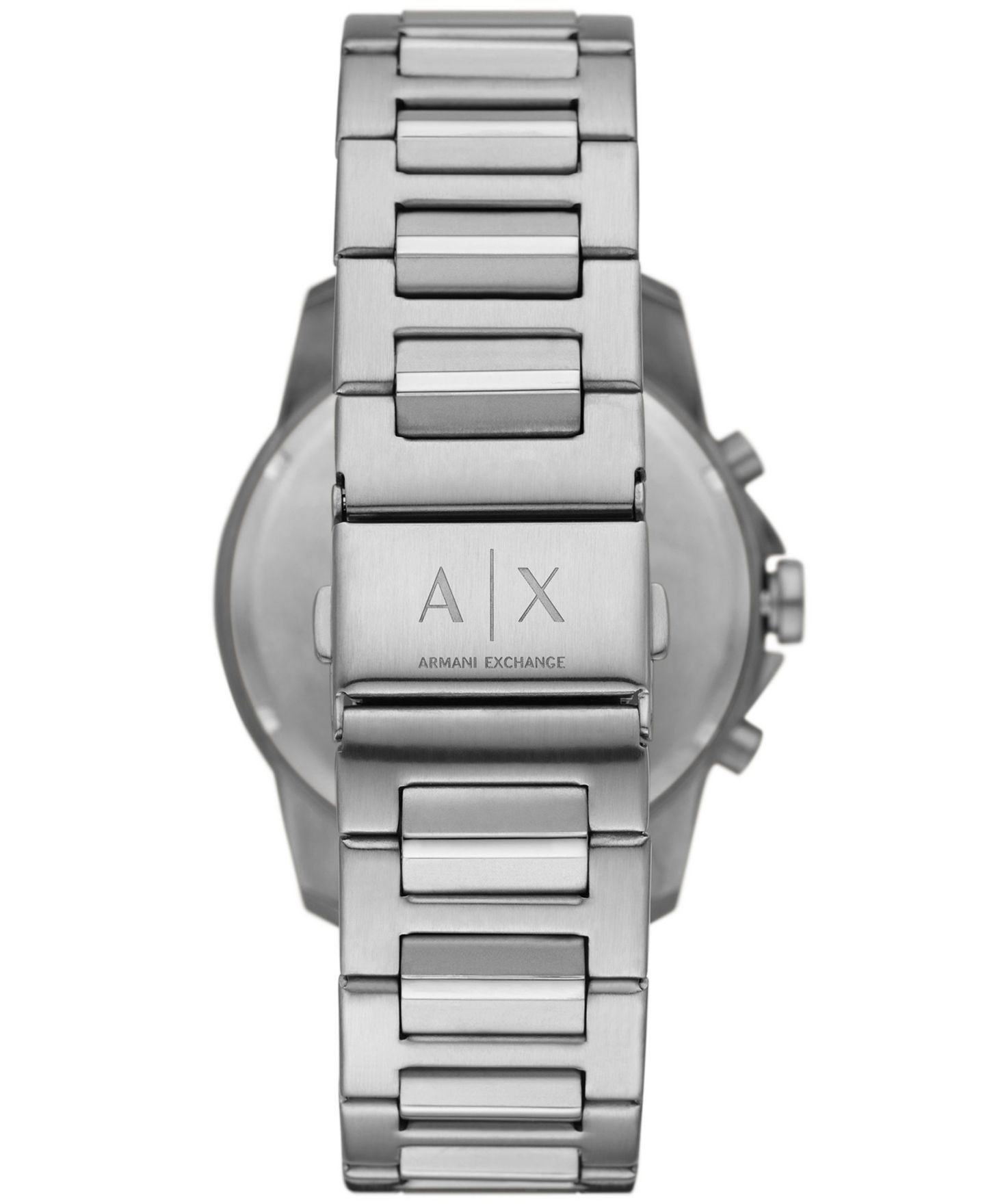 Мужские часы A|X Armani Exchange Quartz Chronograph Silver-Tone Stainless Steel Watch 44mm — фото 3