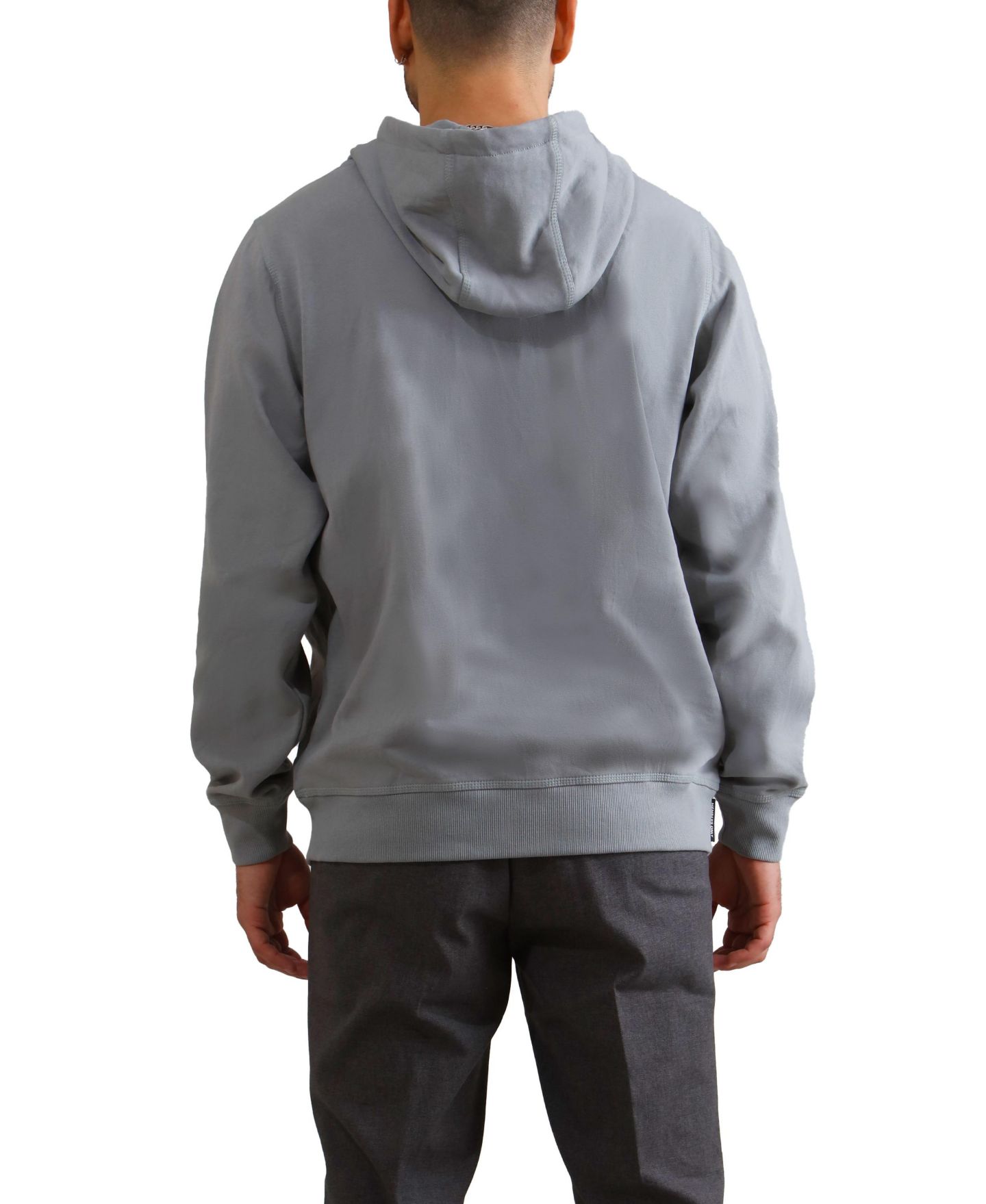 Мужское худи Members Only Taylor Double Zipper Pullover, цвет: Пепельный — фото 3