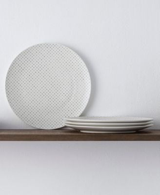 Hammock Dots Coupe Dinner Plates, Set of 4
