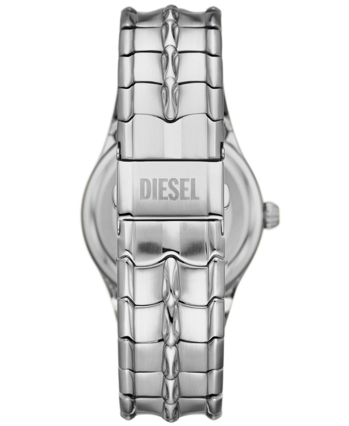 Мужские часы Diesel Vert Quartz Three Hand Date Silver-Tone Stainless Steel Watch 44mm — фото 3
