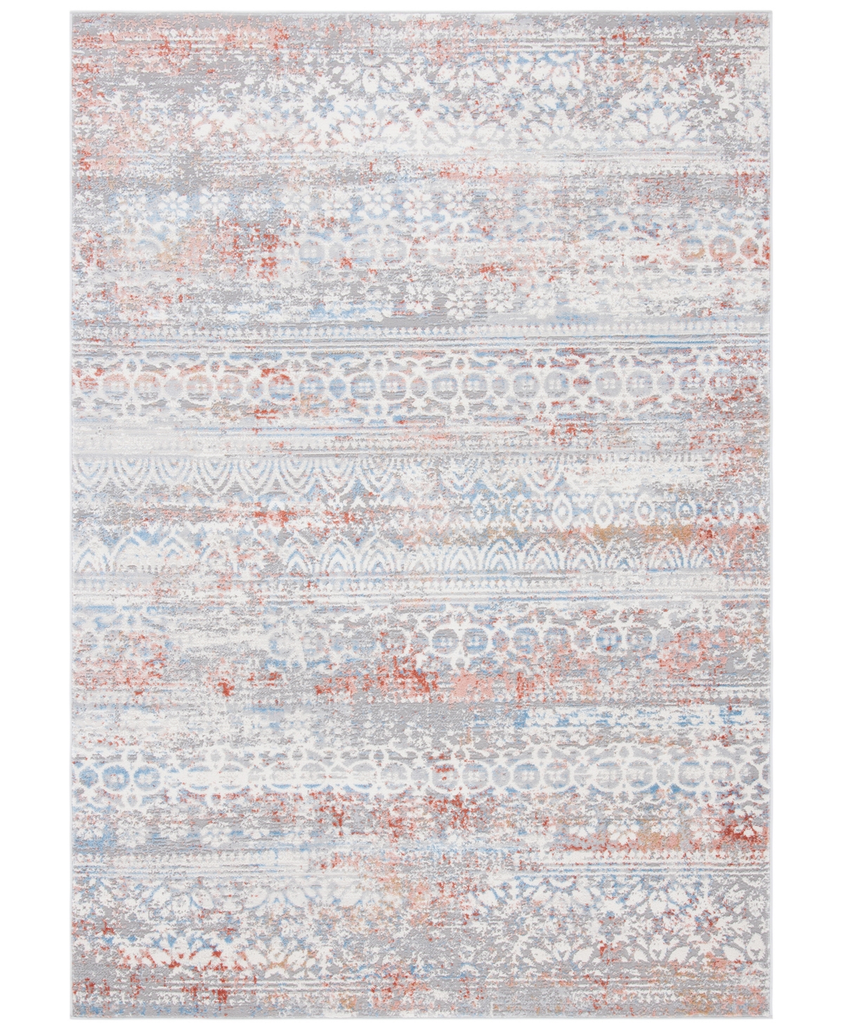 Safavieh Amelia ALA484 8' x 10' Area Rug - Gray, Rust