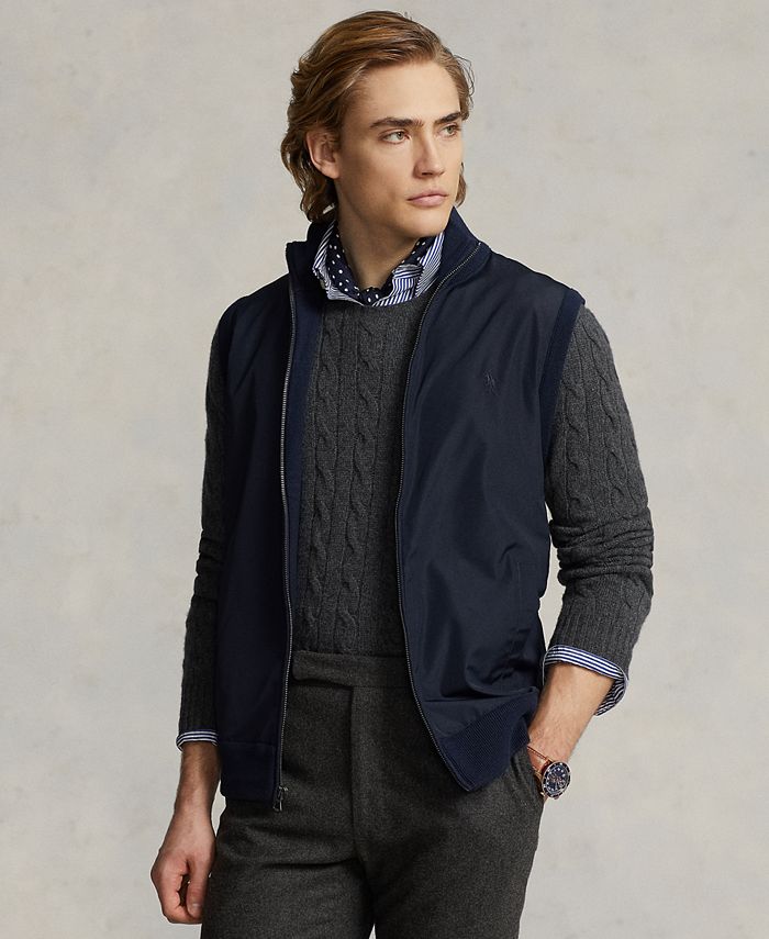 Polo Ralph Lauren Men's Hybrid Sweater Vest - Macy's