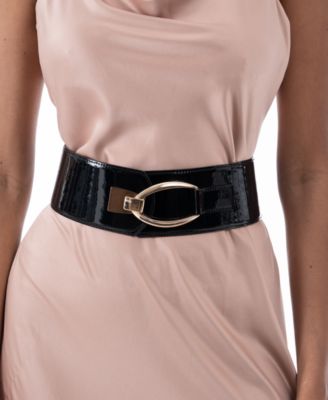 I.N.C. International Concepts - Women's Interlocking Hook Stretch Belt