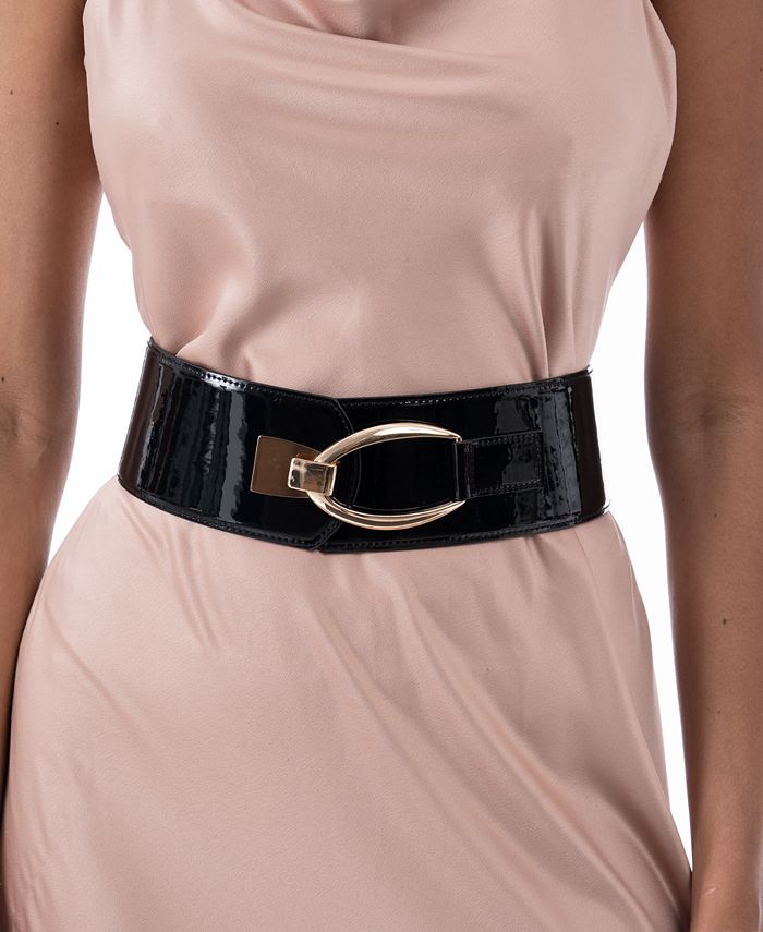 I.N.C. International Concepts Women's Interlocking Hook Stretch Belt